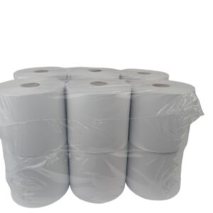 Sticky Thermal Paper — 4" × 328' Permanent (12 Rolls)