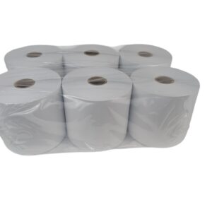 Sticky Thermal Paper — 4" × 328' Permanent (6 Rolls)
