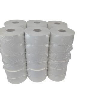 Sticky Thermal Paper — 40mm (1.57") × 262' Removable (36 Rolls)