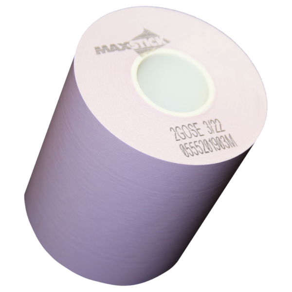 3 1/8" x 160' MAXStick Violet Liner-Free Labels with Side-Edge Adhesive