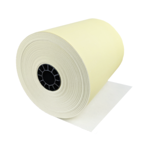 3 1/8 x 220" Canary/Yellow Thermal Paper Roll