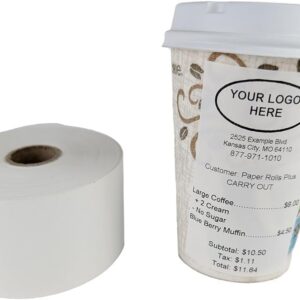 Epson TM-L90 Sticky Label Paper - 2 1/4 x 170' - 6 Rolls