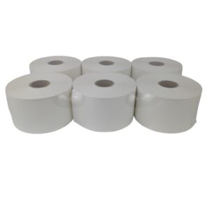 Sticky Thermal Paper — 2 1/4" (58mm) × 262' Removable (6 Rolls)